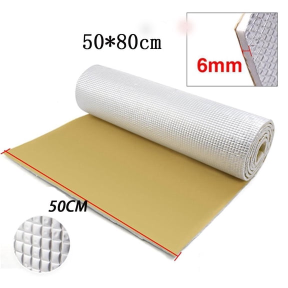 Coconut Ok 6Mm Thick Car Panel Ktv Interior Sound Noise Insulation Pad Cotton Mat,50*80cm