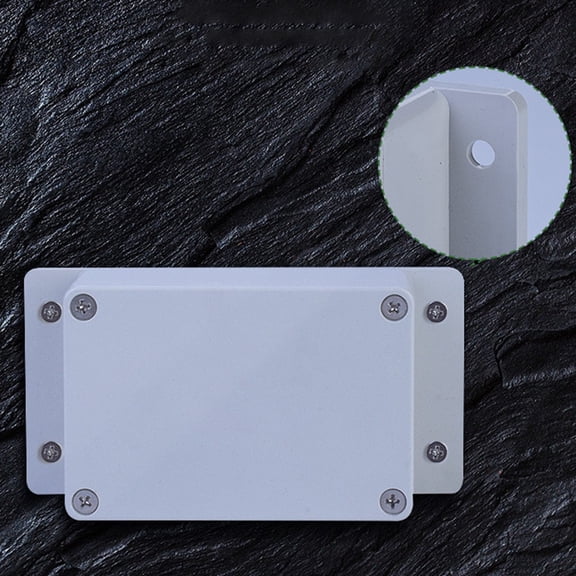 Coconut Ok Abs White Plastic Electronics Project Box Waterproof Junction Box with Screws,63*58*35mm