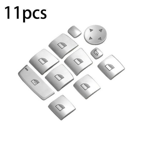 Coconut Ok Car Repair Parts Car Window Lift Trim Car interior Switch Cover Trim Auto Trim Panel Switch Cover Stable Performance,11Pcs