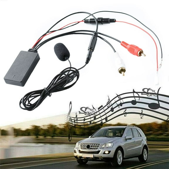 Coconut Ok Car Wireless -Bluetooth Receiver Module -Bluetooth 5.0 Music Radio Stereo Audio Cable Adapter 2Rca Connector Music Aux Adapter