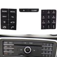 thumbnail image 1 of Coconut Ok Center Console Cd Panel Multimedia Button Trim for Mercedes W218 Gla X156 Cla 1Set Car interior Decorative Parts, 1 of 10
