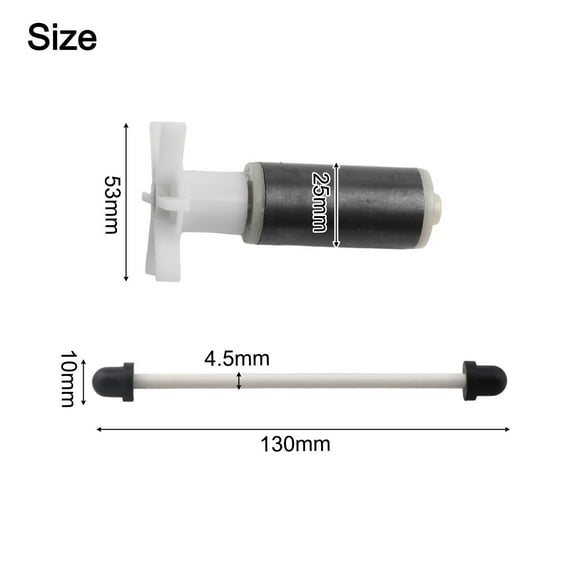 Coconut Ok Engraver Water Pump Rotor Submersible Pump Rotor Aquarium Filter Accessories，5M