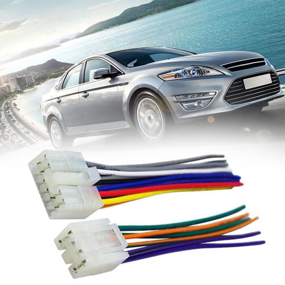 Coconut Ok Enjoy Audio with This Wire Harness Cable Adapter for Toyota Aftermarket Radio Stereo installation, Easy and Reliable