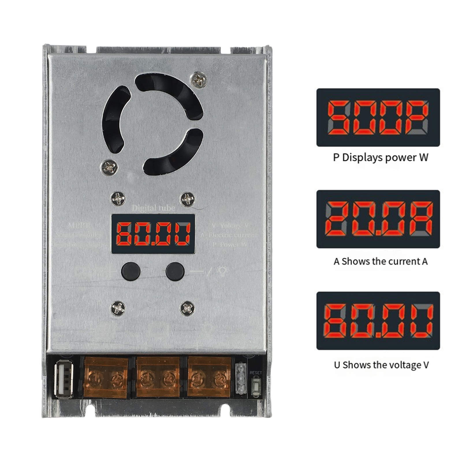 Coconut Ok Mppt 450W Stepdown Solar Controller 18V-80V input Charging for 12V 24V Lithium