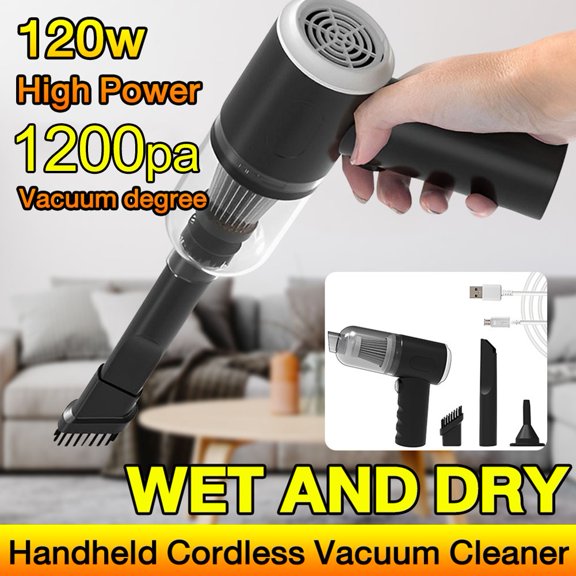 Coconut Ok Newest Sale Cordless Handheld Vacuum Cleaner Small Portable Car Auto Home Wireless Direct Replacement Car Accessories,1200Pa