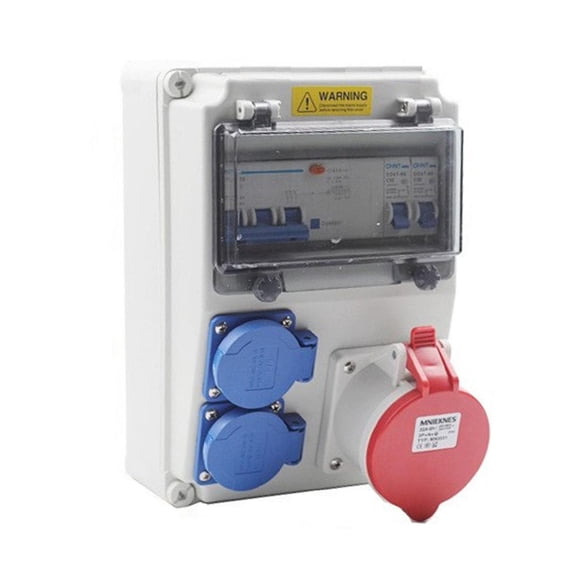 Coconut Ok Outdoor Waterproof Ip65 Distribution Box Wall Mounted Constructionsite Socketbox