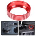 thumbnail image 1 of Coconut Ok Red Alloy Console Drive Mode Knob Trim Cover for ford T9 2023-2024, 1 of 9