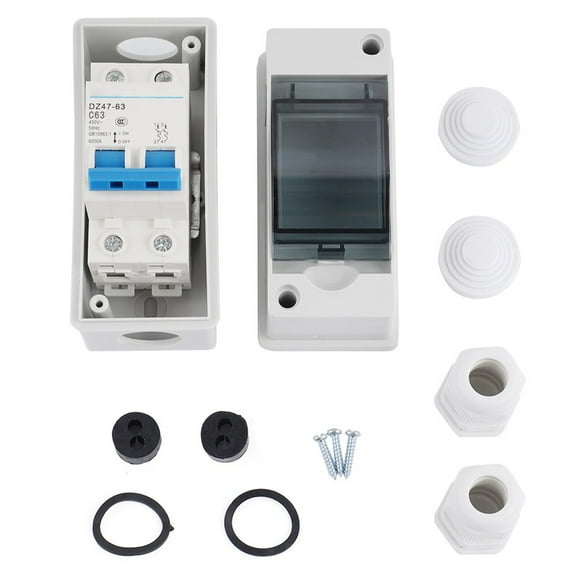 Solar Photovoltaic Cell Combiner Box Ac Circuit Breaker Switch with Junction Box