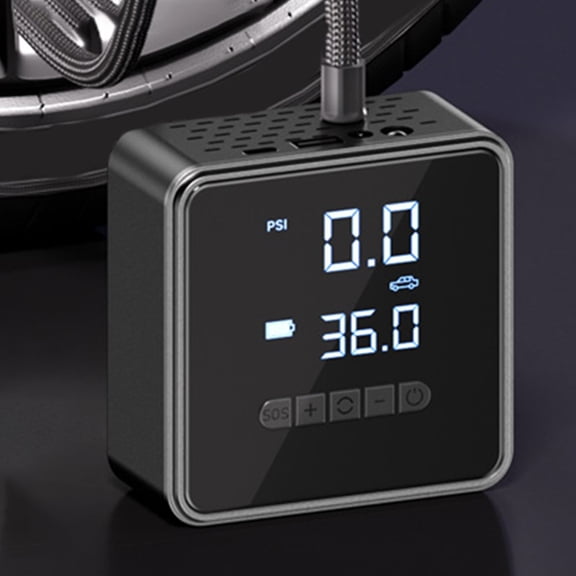 Coconut Ok Tire inflator Portable Air Compressor 150Psi Lcd Screen Portable Tire inflator,C