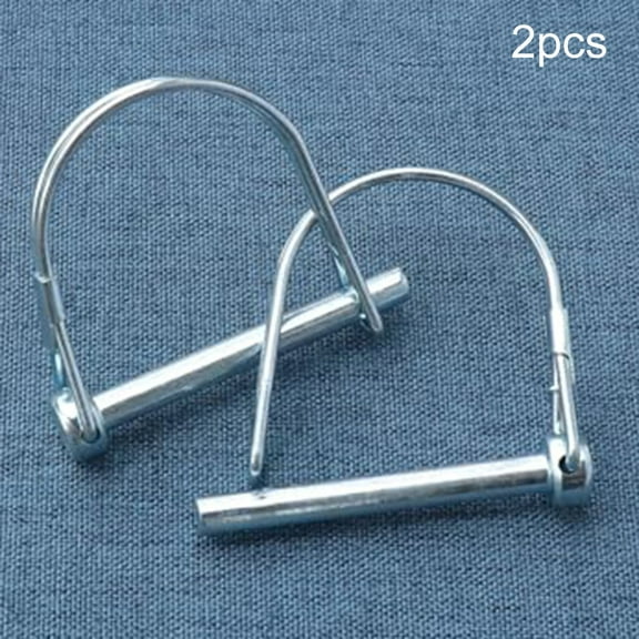 Coconut Ok Trailer Hitch Pin,Galvanized Carbon Steel Safety Hitch Locking Pin1/4" X 2.16",2 Pcs