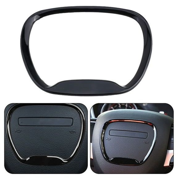 Coconut Ok Transform The Look Of Your Car with Carbon Fiber Black Steering Wheel Cover Sticker for Dodge Charger 2015 2022
