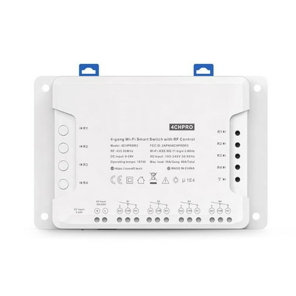 Coconut Ok for 4Ch Pro R3/4Ch R3 Wi-Fi for Smart Switch 4-Way Switch Module App Control,FOR Sonoff 4CH PRO R3