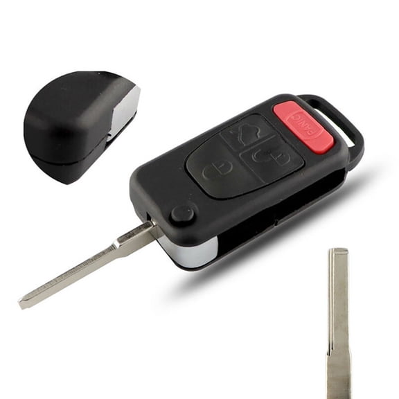 Coconut Ok for Mercedes for Benz Key Fob Shell Replacement for Ml Class & Slk Class Secure Fit with Easy Access To Buttons