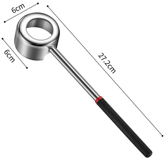 Coconut Opener Tool with Piercer, Heavy Duty Kitchen Gadget for Effortlessly Opening Coconuts, Safe and Portable Coconut Water Access Tool for Home or Professional Use