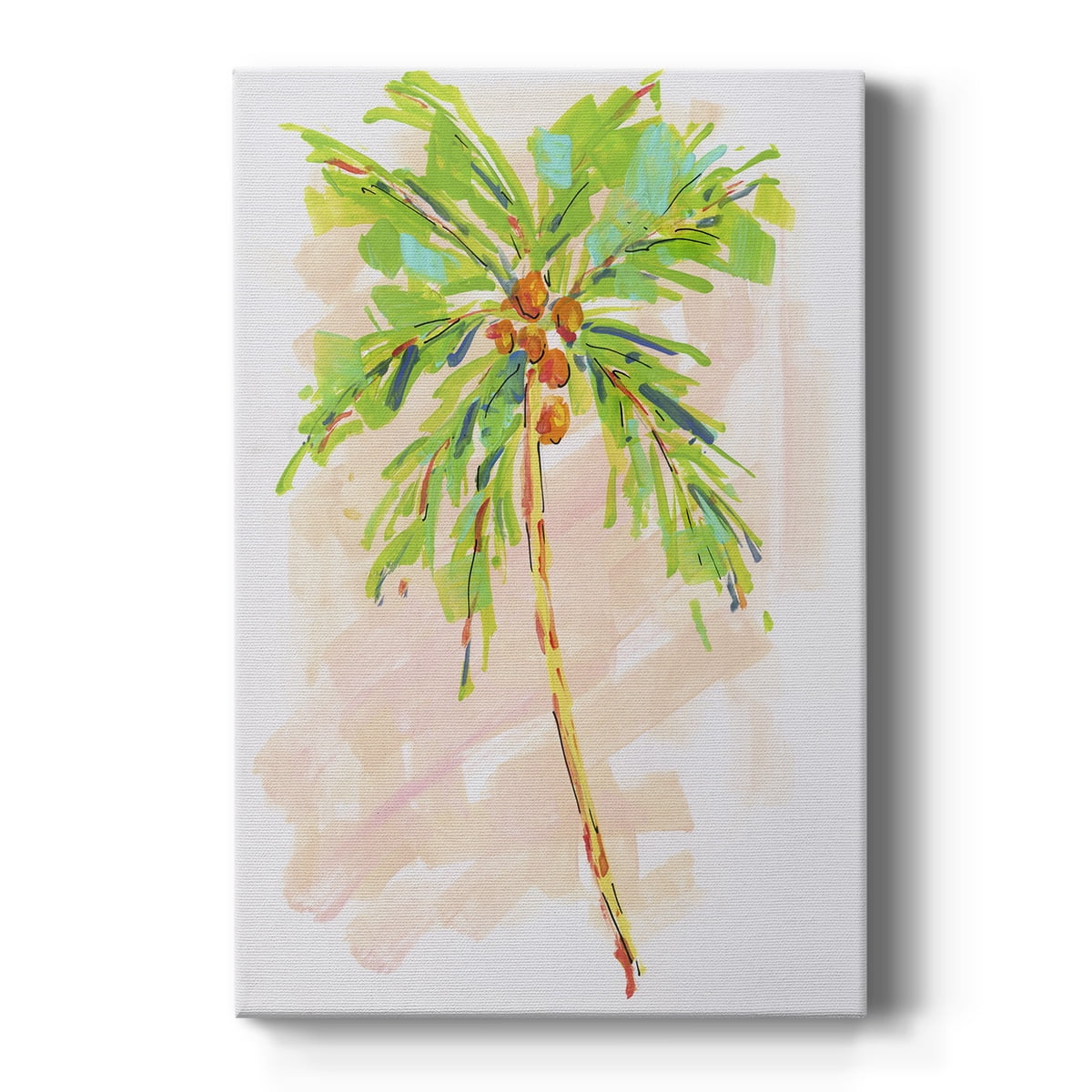 Coconut Palm I Premium Gallery Wrapped Canvas - Ready to Hang
