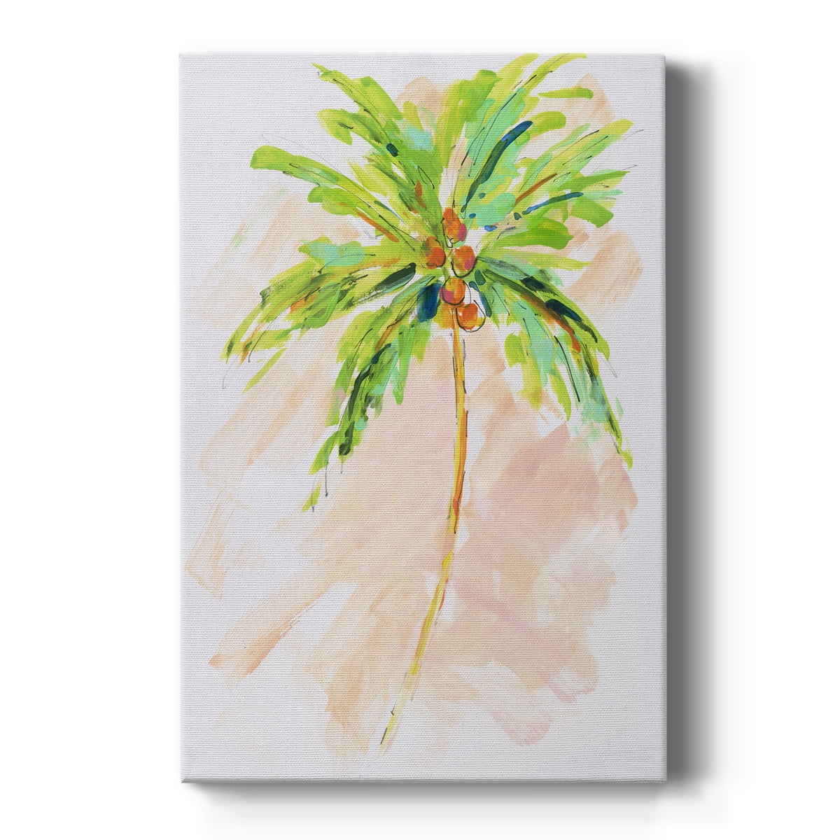 Coconut Palm II Premium Gallery Wrapped Canvas - Ready to Hang