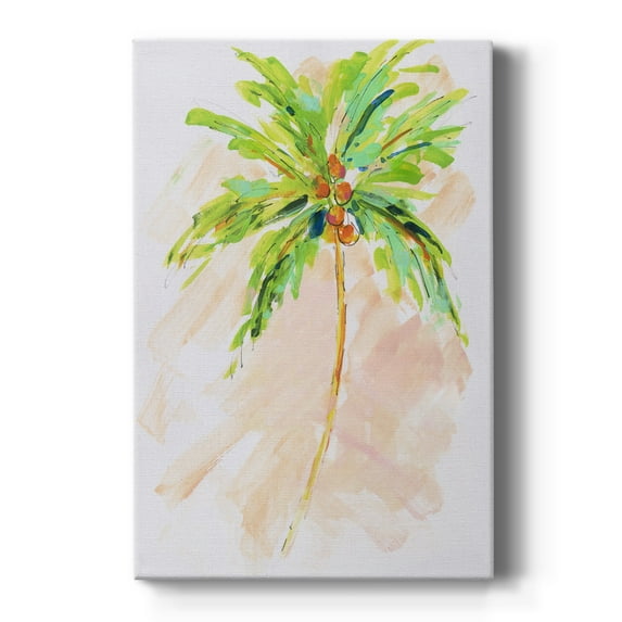 Coconut Palm II Premium Gallery Wrapped Canvas - Ready to Hang