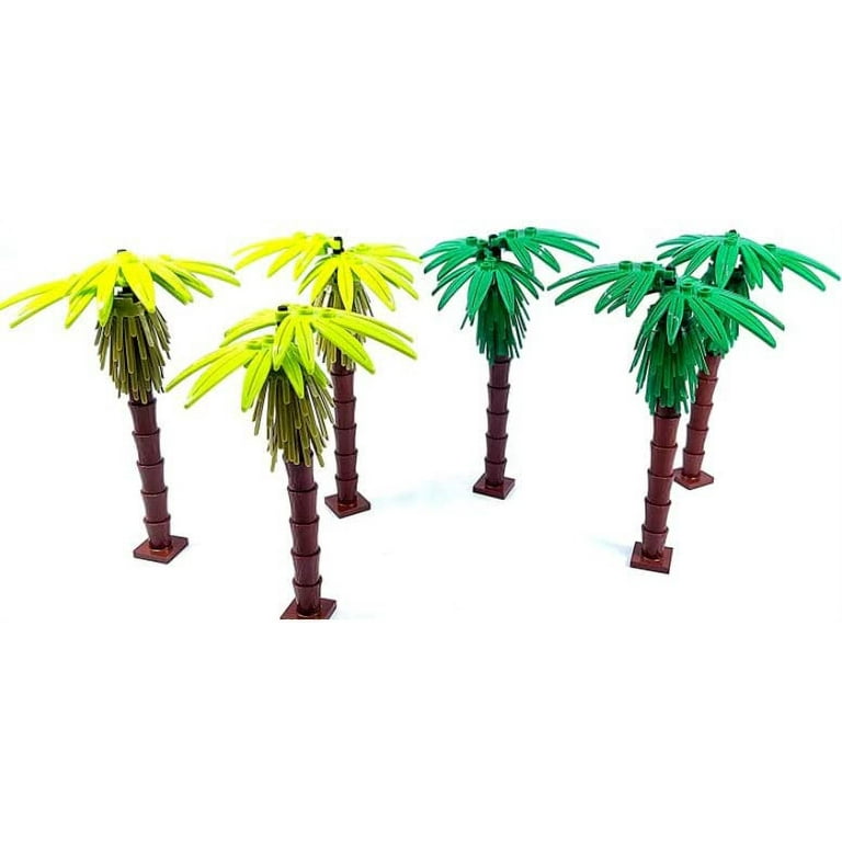 Coconut Palm Trees Building Blocks Toy Bricks Set Set of 6 5 inch Coconut Palms General Jim s Toys Compatible with Lego Cobi Wange Sembo and all major brick building brands. Walmart