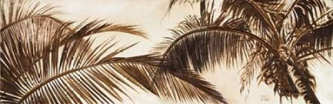 Coconut Palms Canvas Art - Patricia Pinto (12 x 36)