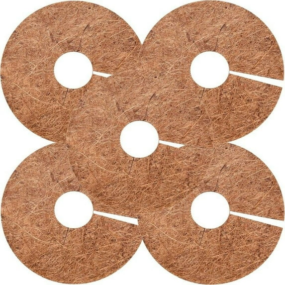 Coconut Plant Mat,8 Pieces Coconut Plant Mat Protective Disc Winter Protection for Hotel Garden at Home(30cm)