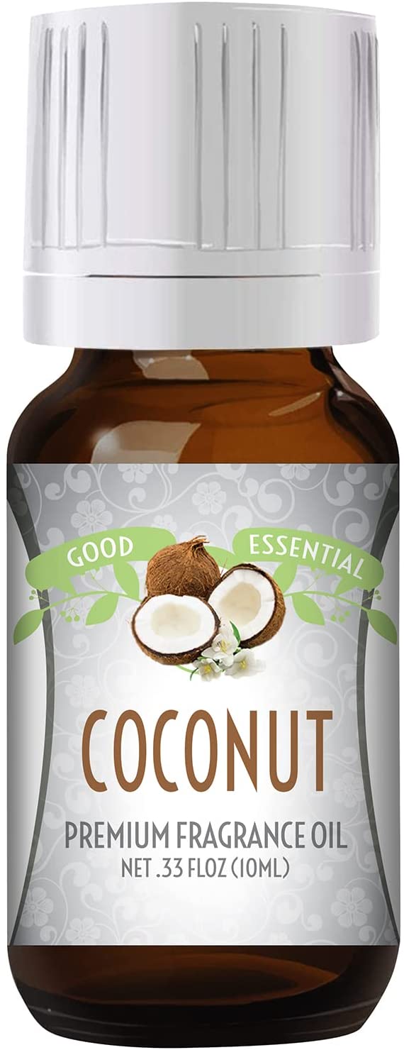 Coconut Scented Oil by Good Essential (premium Grade Fragrance Oil) - Perfect for Aromatherapy Soaps Candles Slime Lotions and More!