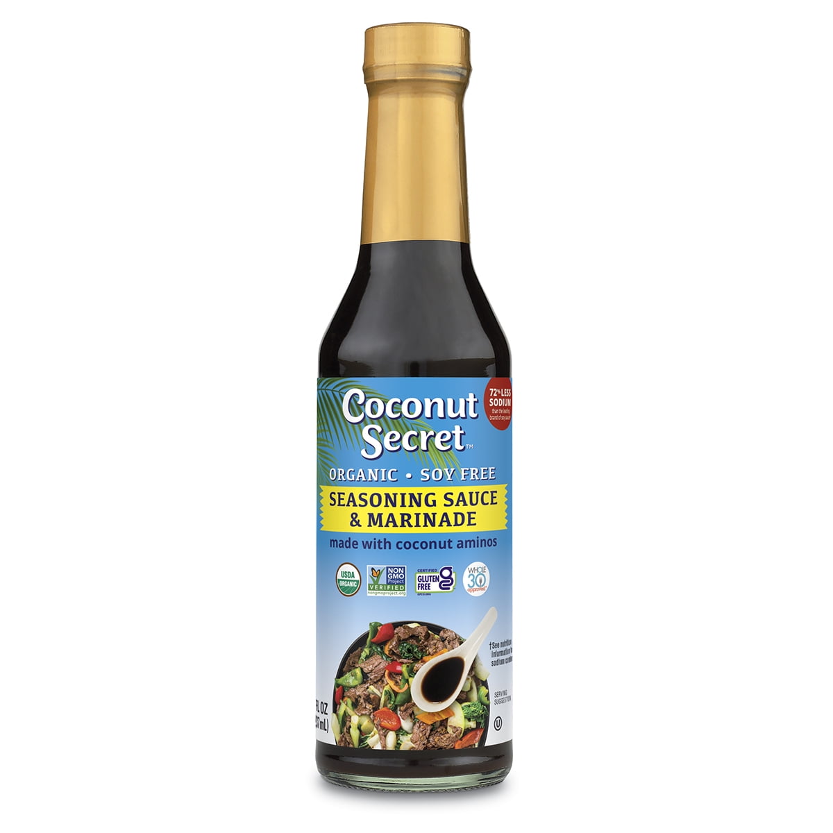 Coconut Secret Coconut Aminos Organic Soy Free Alternative Sauce, 8 oz