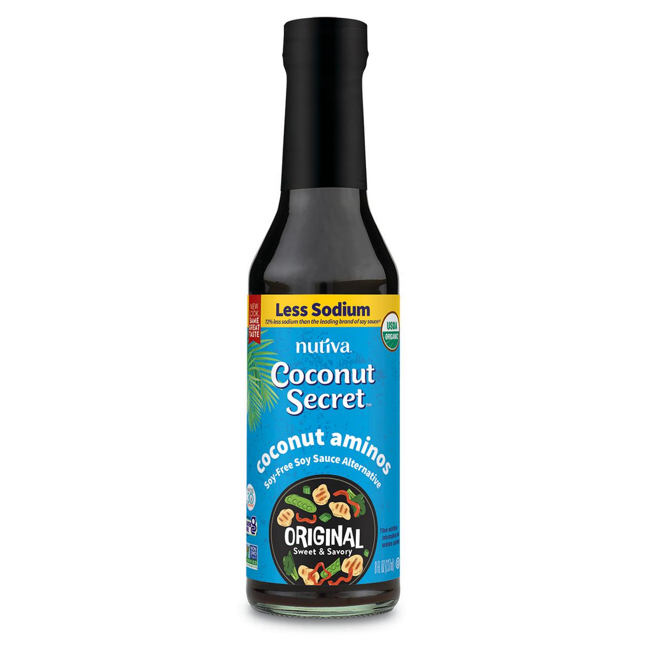 Coconut Secret, Organic Coconut Aminos Soy Free Seasoning Sauce & Marinade, 8 oz - image 1 of 7