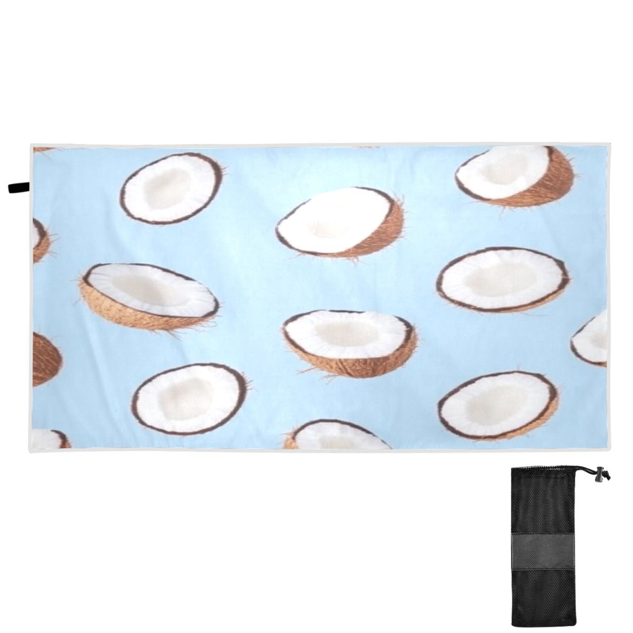 Quick Dry Porcelain Vines Beach Towel main image 1