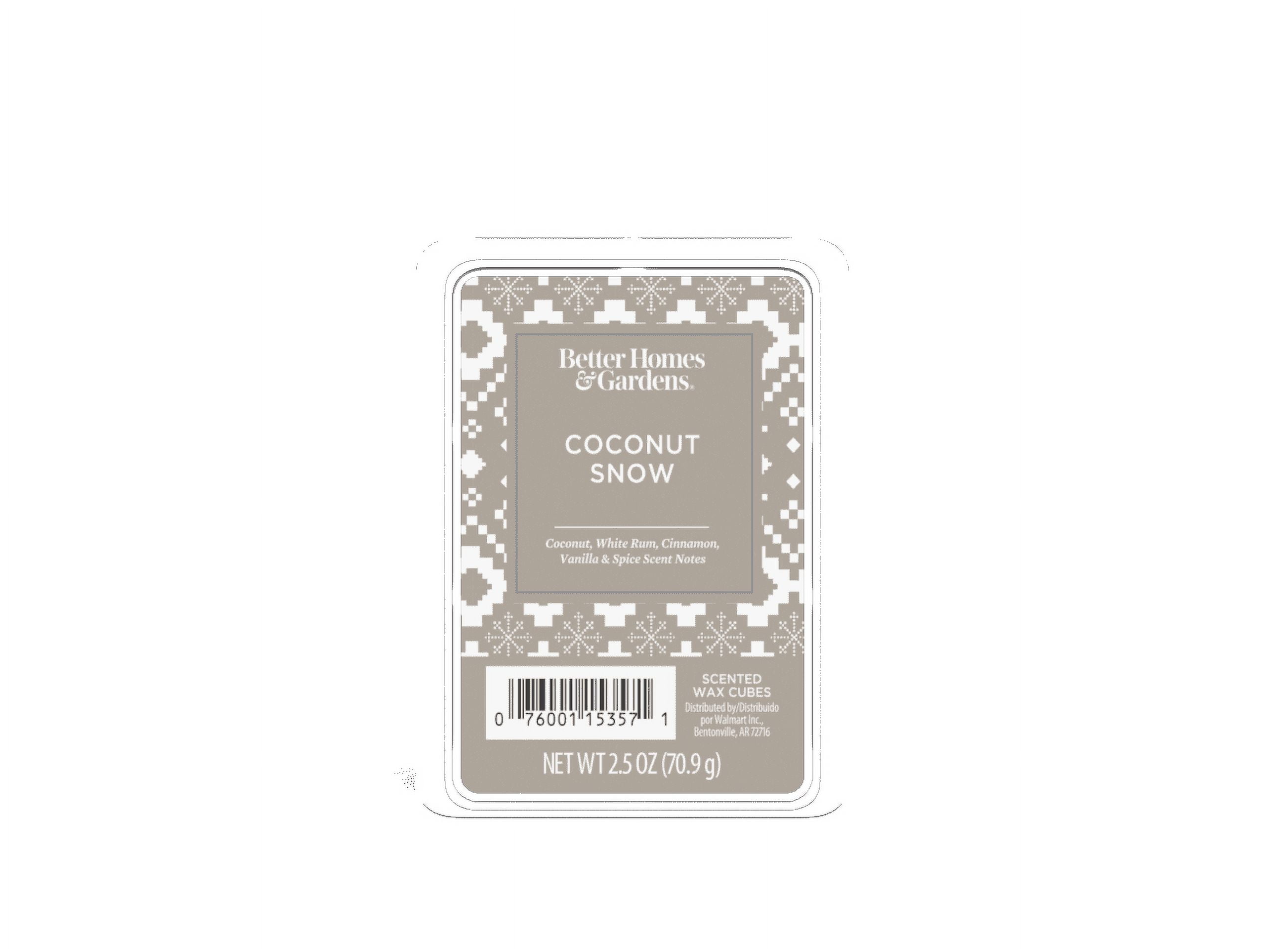 Island Coconut Creamsicle Scented Wax Melts, Better Homes & Gardens, 2.5 oz (5-Pack), Beige