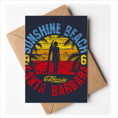 Coconut Tree Beach Illustration Pattern Greeting Cards You are Invited Invitations