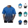 thumbnail image 1 of Coconut Tree Graphic Tees for Men Summer Casual Short Sleeve Crewneck Gradient Color Tropical Vacation Beach Tshirts, 1 of 7
