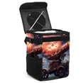 thumbnail image 1 of Coconut Tree Mini Trash Can Car Garbage Can Car Trash Can Foldable with Lid Leak-Proof Hanging Storage Bag, 1 of 6