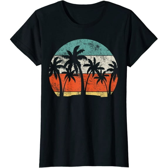 Coconut Tree Palm Vacation Tropical Summer T-Shirt
