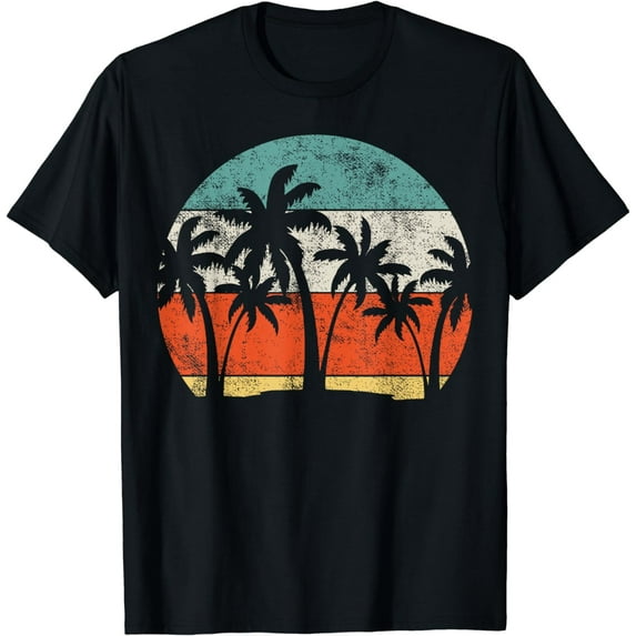 Coconut Tree Palm Vacation Tropical Summer T-Shirt