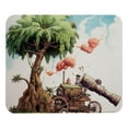 thumbnail image 1 of Coconut Tree Square Gaming Mousepad Desk Mat Non-Slip Rubber Bottom Printed 8.3x9.8 Inch Suitable for Office and Gaming, 1 of 6