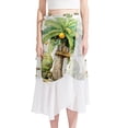 thumbnail image 1 of Coconut Tree Women's Chiffon Summer Beach Dresses with Polyester Straps for a Stylish Look, 1 of 1