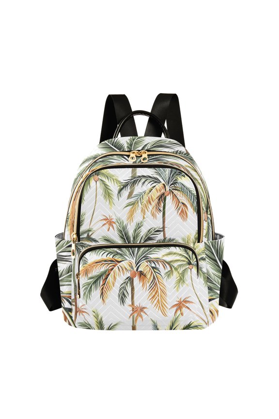 Coconut Trees Full Travel Laptop Backpack Casual Daypack Lightweight Bookbag Compartment for Business