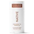 thumbnail image 1 of Native Whole Body Deodorant For Women, Aluminum Free Deodorant Stick, Coconut & Vanilla, 2.4oz, 1 of 10