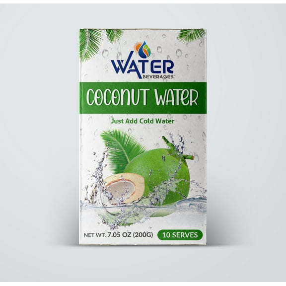 Water Beverages - Instant Coconut Water Powder Premix - Original (10 Stick Pack)