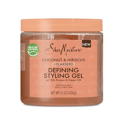 Coconut and Hibiscus Paraben Free Frizz Control Styling gel 15 oz