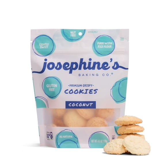 Josephine’s Premium Coconut Crispy Cookies, Gluten-Free, 4.5 oz