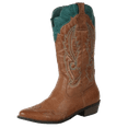 thumbnail image 1 of Coconuts by Matisse Cimmaron Faux Leather Cowboy Western Fashion - Tan/Turquoise 11, 1 of 9