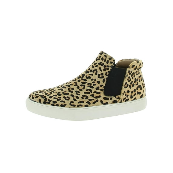 Coconuts by Matisse Womens Harlan Calf Hair Slip-on Sneakers Tan 10 Medium