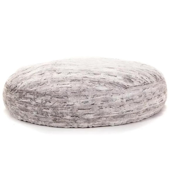Cocoon - Bean Bag Chair, Premium Luxe Faux Fur - Silver Fox
