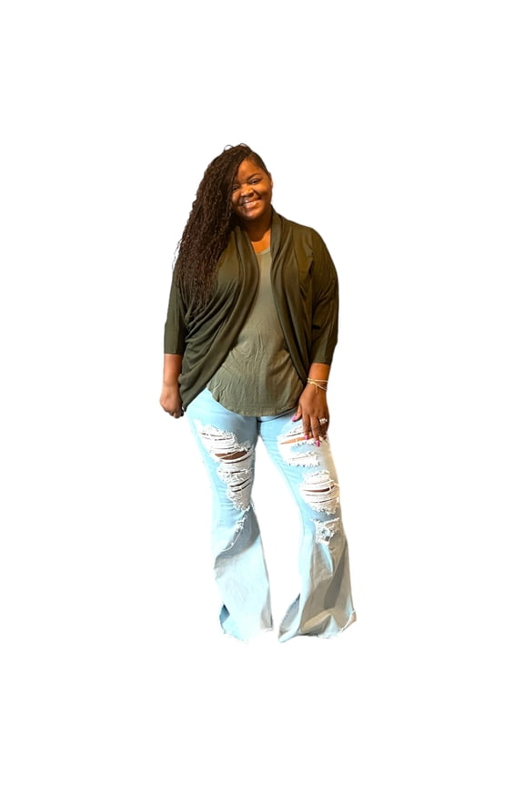 Cocoon Plus Size Womens Cardigan Sweater