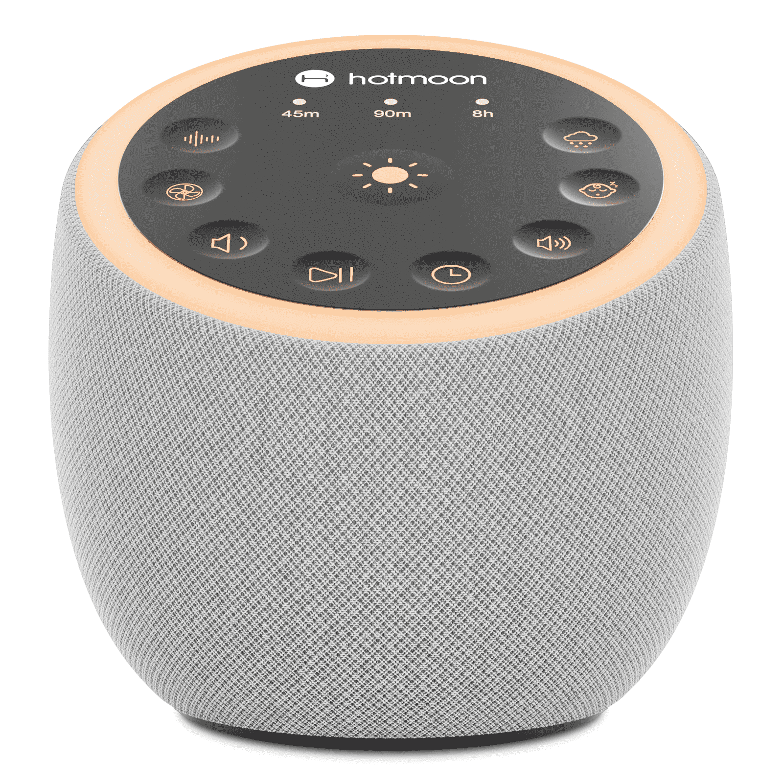 Hotmoon Cocoon 2 White Noise Sound Machine with 40 Soothing Sounds, Dual Speaker, Timers, Memory Function Green Noise Sounds for Sleep, Yoga, Meditation