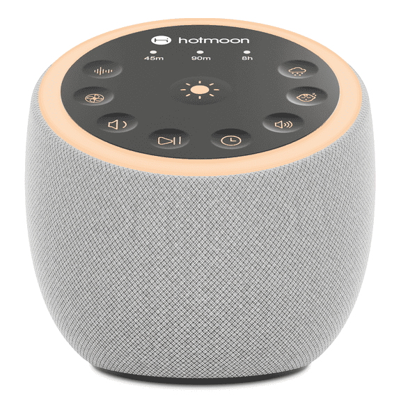 Hotmoon Cocoon 2 White Noise Sound Machine with 40 Soothing Sounds, Dual Speaker, Timers, Memory Function Green Noise Sounds for Sleep, Yoga, Meditation