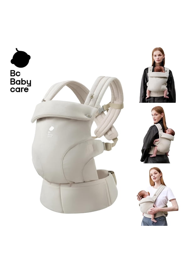 CocoonGo Breathable Baby Carrier for Newborn Toddler (7-44 lbs)Ergonomic,Hip Support,Compact Foldable
