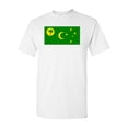 thumbnail image 1 of Cocos Keeling Island Country Flag Adult DT T-Shirt Tee, 1 of 2