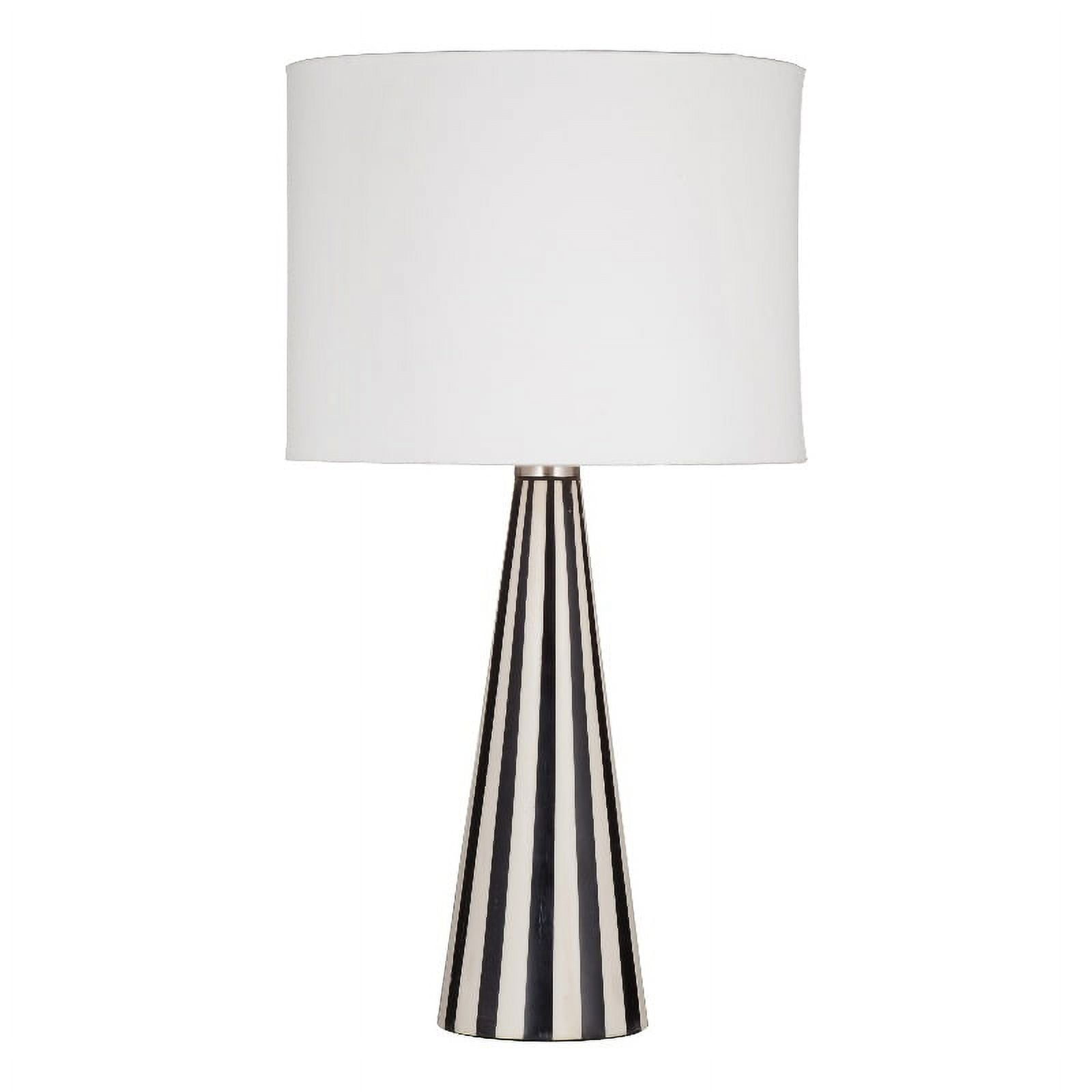 Cocos Table Lamp in Black and White Resin - Walmart.com